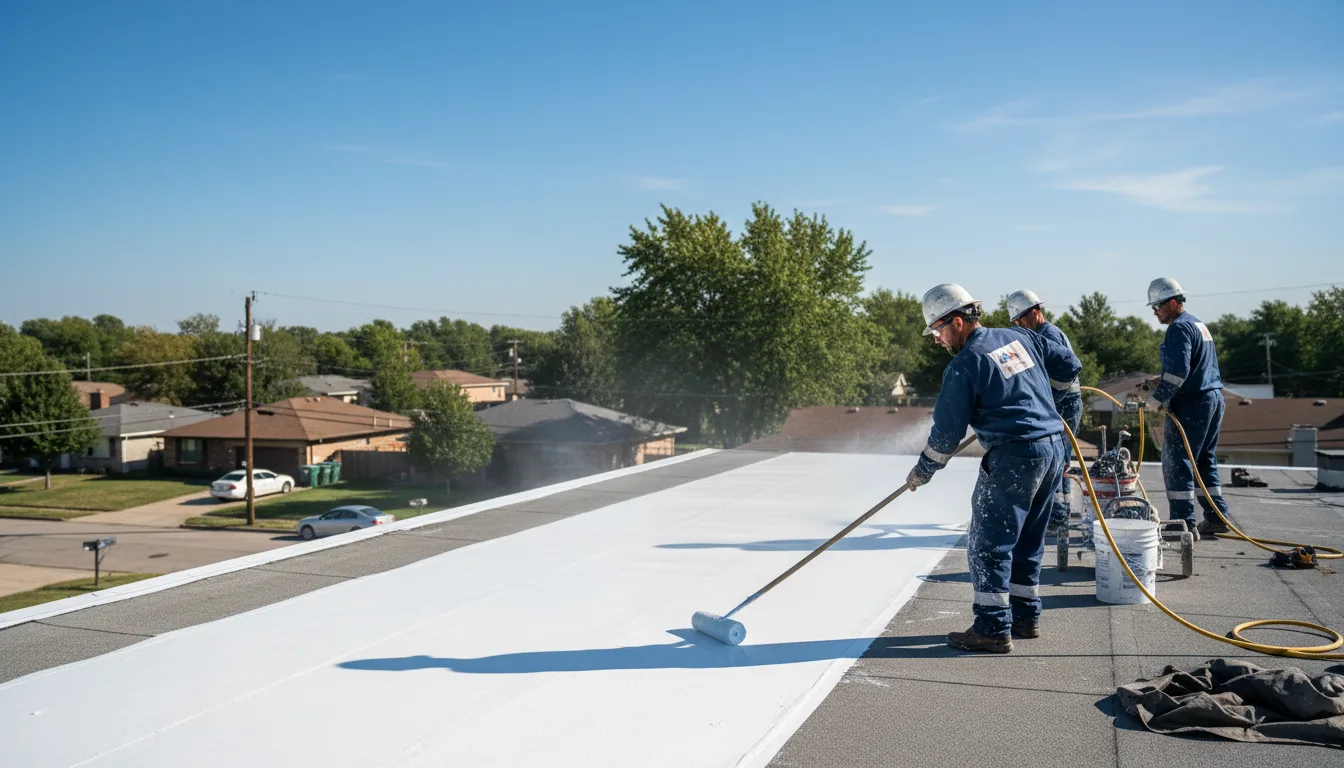 Commercial roof coating in Hiawatha, IA near me